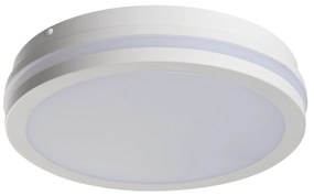 KANLUX Vonkajšie stropné prisadené LED osvetlenie DEVON, 24W, denná biela, okrúhle, 26cm, biele