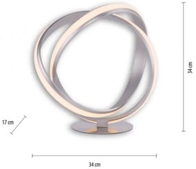 Paul Neuhaus 4531-55 - LED Stmievateľná stolná lampa MELINDA LED/18W/230V chróm