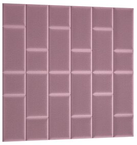 Čalúnený panel na stenu Quito 30x30 cm - ružová