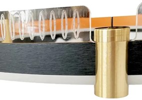 LED Stmievateľný luster na lanku LED/140W/230V 3000-6500K + diaľkové ovládanie