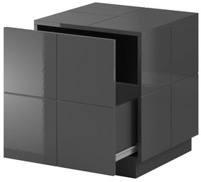 Cama Sivý nočný stolík Reja (2 ks)
