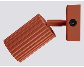 Bodové svietidlo v tehlovej farbe 8x16 cm Gleam – Sollux