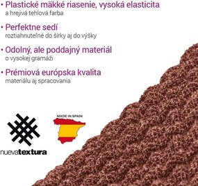 Super strečové poťahy RUBINIA tehlová kreslo (š. 70 - 110 cm)