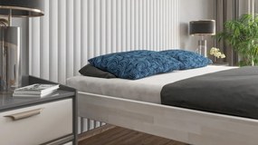 Posteľ Tema Futon 180x200 cm, bielený buk