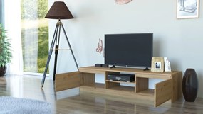 Televízny stolík Risan 140 cm hnedý