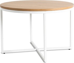 PROXIMA.store - Okrúhly konferenčný stolík HANTEL FARBA: biela