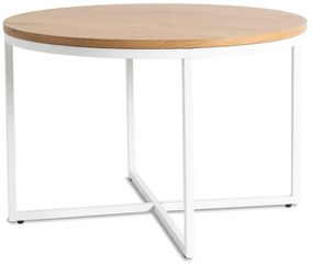 PROXIMA.store - Okrúhly konferenčný stolík HANTEL FARBA: biela