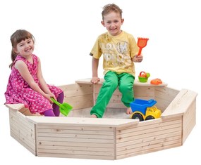 Pieskovisko drevené prírodné Woody