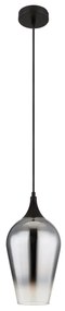 Globo 15552H3 - Luster na lanku LAVUS 1xE27/60W/230V pr. 18 cm čierna
