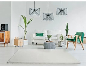 Biely koberec Universal Fox Liso, 160 x 230 cm