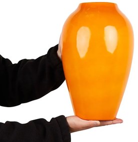 Váza 39 cm Thelma (oranžová) . Vlastná spoľahlivá doprava až k Vám domov. 1076104