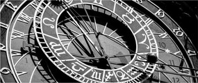 Obraz - Astronomické hodiny, Praha, Česká Republika (120x50 cm)