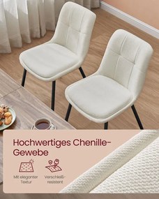 Set dvoch jedálenských stoličiek KDC151W01 (2 ks)