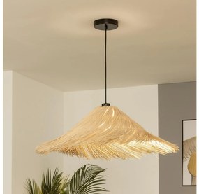Brilagi - LED luster na lanku CERIA BOHO 1xE27/40W/230V priemer 70 cm ratan