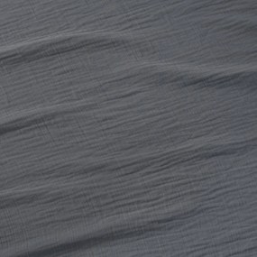 Goldea mušelínová obliečka na vankúš - antracitová 40 x 40 cm