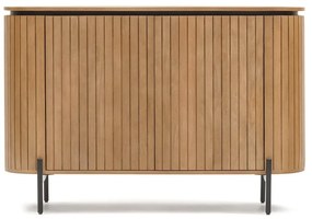Nízka komoda z mangového dreva v prírodnej farbe 120x80 cm Licia – Kave Home