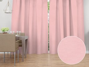 Biante Dekoračný záves - Paris TF-125 Púdrovo ružový 150x140 cm
