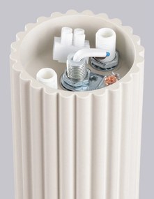 Krémové stropné svietidlo so skleneným tienidlom ø 12 cm Orbital – Sollux