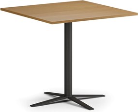 Konferenčný stolík AURA, 60x60 cm, čierna podnož, buk