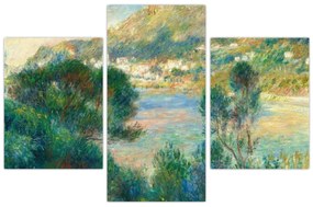 Obraz - Auguste Renoir, View of Monte Carlo from Cap Martin, reprodukcia (90x60 cm)