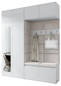 Predsieňová zostava EUGENIO 16, 190x225x40, grafit/trinity 15