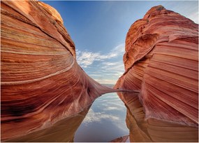 Sklenený obraz - Vermilion Cliffs Arizona (70x50 cm)