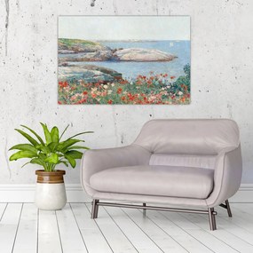 Obraz - Childe Hassam, Poppies,  Isles of Shoals, reprodukcia (90x60 cm)