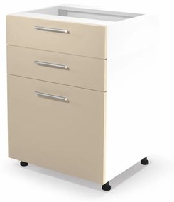 VENTO DS3-60/82 lower cabinet with drawers, color: white/beige
