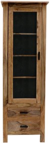 furniture-nabytek.cz - Luxusná vitrína z masívneho dreva palisander 60x180x45