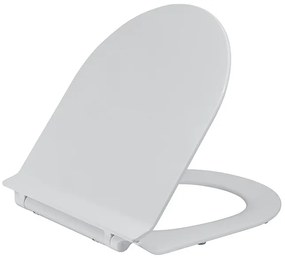 Cerano Sedile, WC sedátko so spomaľovacím mechanizmom 427x364x49 mm, slim, biela matná, CER-CER-414770