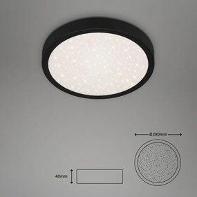 Briloner 3048-015 - LED Stropné svietidlo RUNA LED/18W/230V čierna