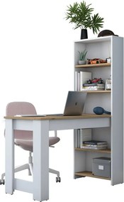 Pracovný stôl Halon White and Walnut