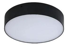 LED stropné svietidlo Monza R 30 CCT čierne s diaľkovým ovládačom