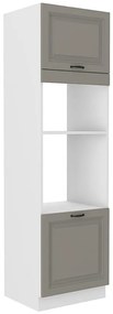 Kuchynská skrinka Stilo claygrey/biely 60dmp/210 2f
