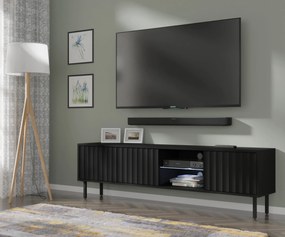 TV stolík/skrinka 156 Vinear (čierna). Akcia -20%. Vlastná spoľahlivá doprava až k Vám domov. 1125133