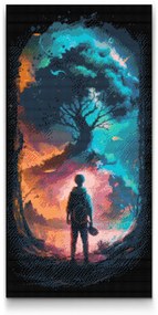Gario Diamantové maľovanie Brána do iného sveta Rozmery: 40 x 80 cm, Rámovanie: Iba zrolované plátno, Diamanty: Okrúhle