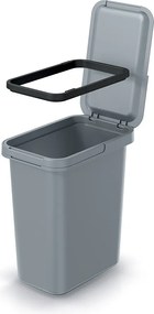 Odpadkový kôš Systém 12 L svetlosivý
