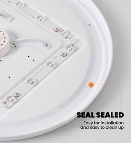 Brilagi - LED stmievateľné stropné svietidlo SMART STARS LED/36W/230V, priemer 48 cm, Wi-Fi Tuya + diaľkový ovládač