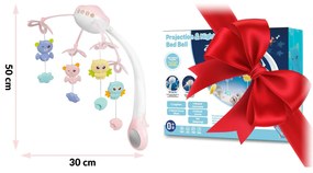 Ricokids Detský kolotoč s projektorom RK-813 ružový