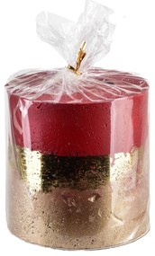 Vánoční svícen Ombre 12 cm červený