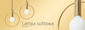 Toolight Toolight, Stropné svietidlo závesné - kruh zlatý APP485-1CP, zlatá, OSW-00909