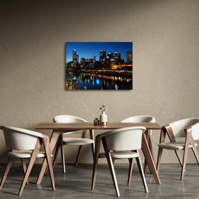 Obraz noci v Melbourne (70x50 cm)