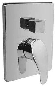 Mereo Mereo, Sprchová podomietková batéria s prepínačom, Sonáta, Mbox, guľatý kryt, MER-CB60106C