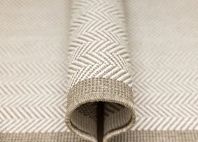 Šnúrkový obojstranný behúň Brussels 205681/10610 Linen krémový / béžový