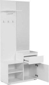 Predsieňová stena Image, biela