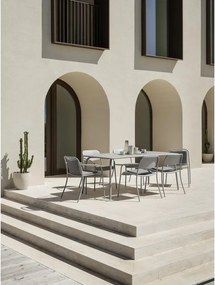 Kovový záhradný jedálenský stôl 90x180 cm Yua – Blomus