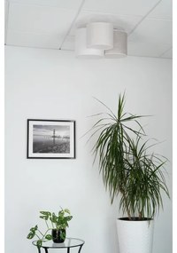 Brilagi - Stropné svietidlo SNAKE 3xE27/15W/230V sivá/krémová