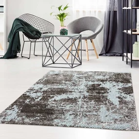 Dekorstudio Moderný koberec MODA SOFT sivo modrý 1137 Rozmer koberca: 80x150cm
