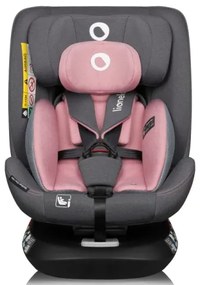 Lionelo - Autosedačka s otočnou základňou BASTIAAN ONE i-Size 40-150 cm Pink Rose