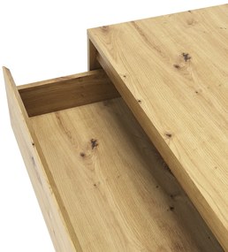 Komoda BOGAN 3S70, remeselne spracovaný dub